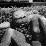 Statue femme BW